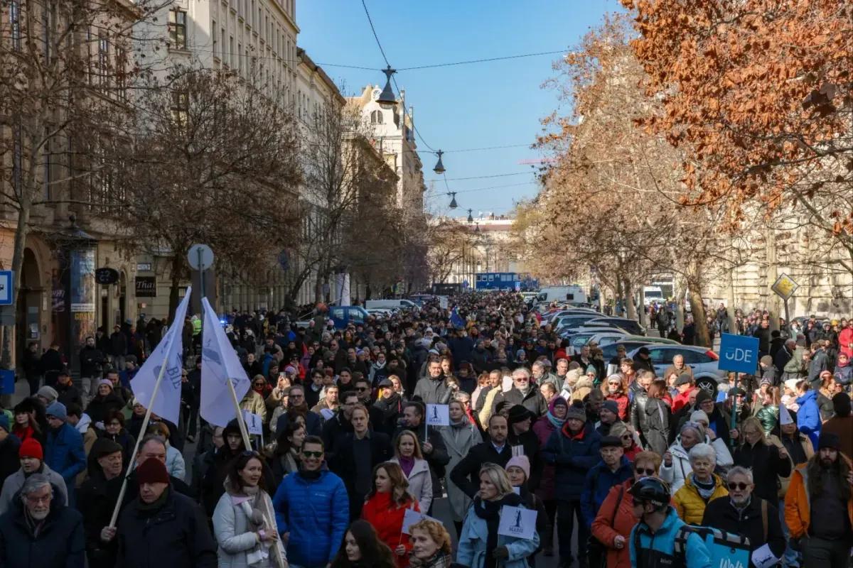 Тисячі угорських суддів вийшли на протест у Будапешті: що їх обурило.